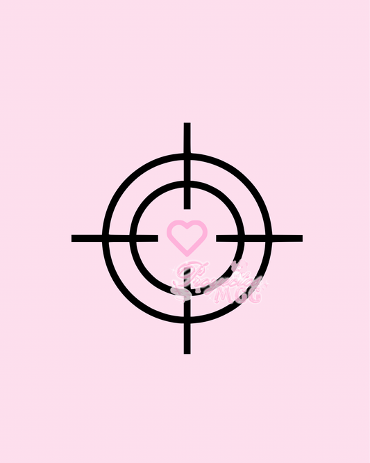 Heart Scope Vinyl Car Decal