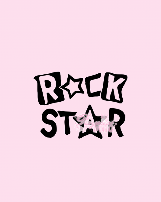 Rock Star Vinyl Car Decal
