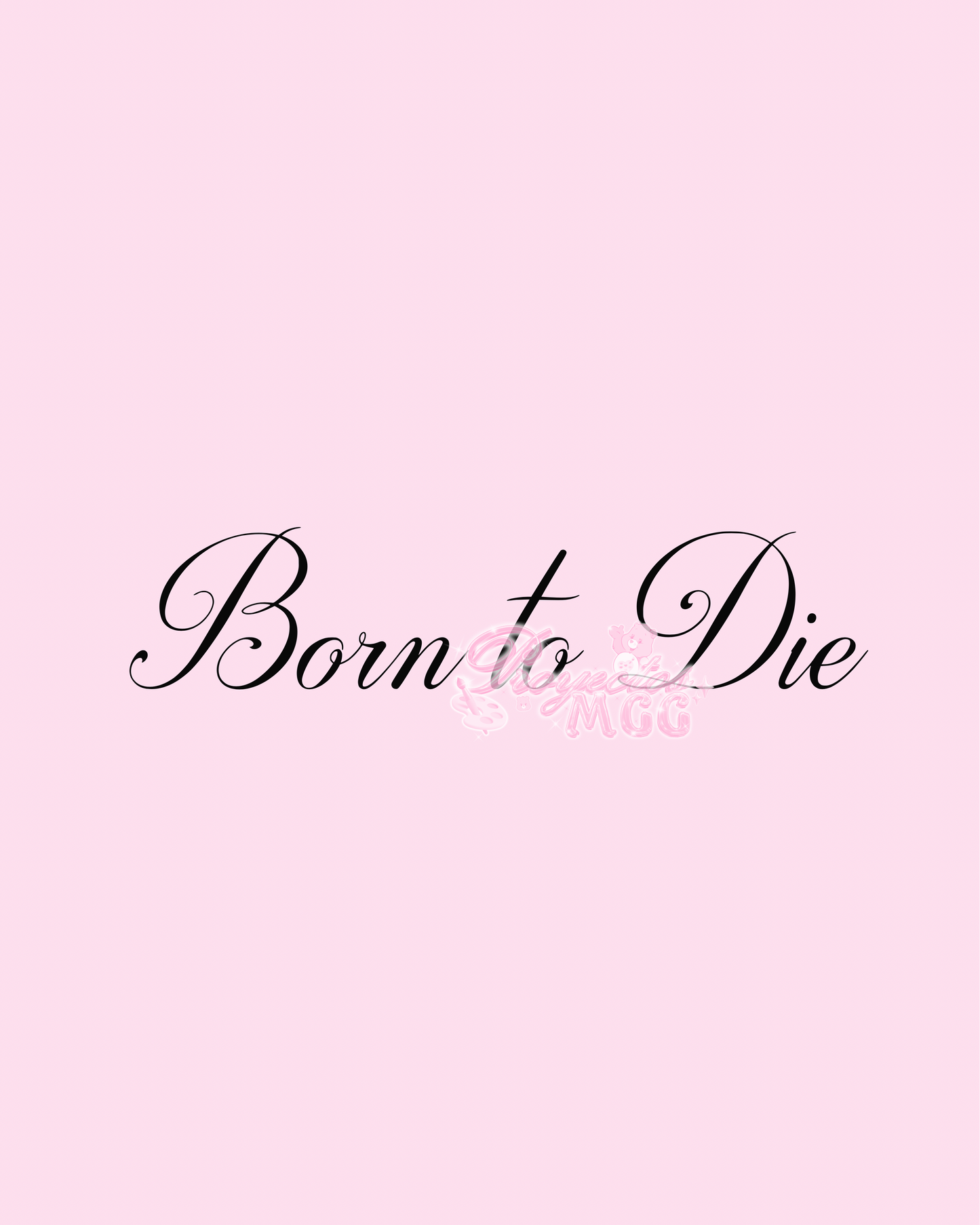 Born To D*E Vinyl Car Decal