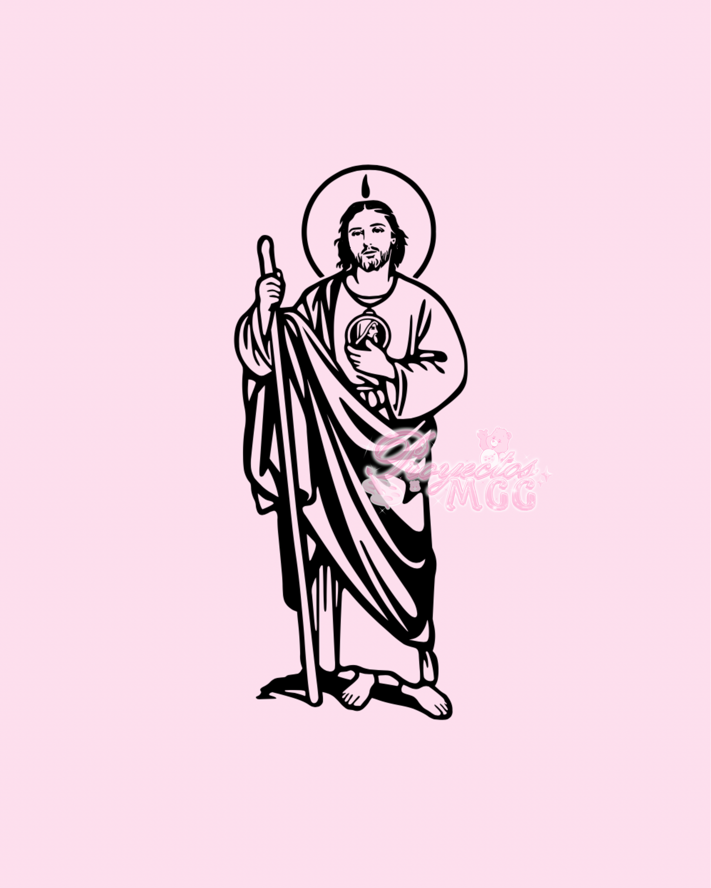 San Judas Vinyl Car Decal