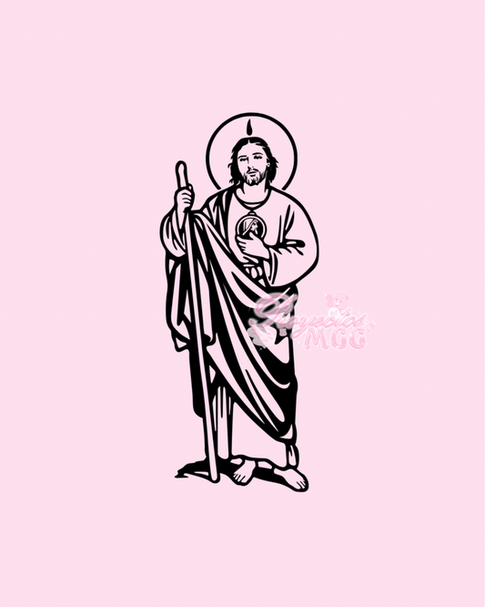San Judas Vinyl Car Decal