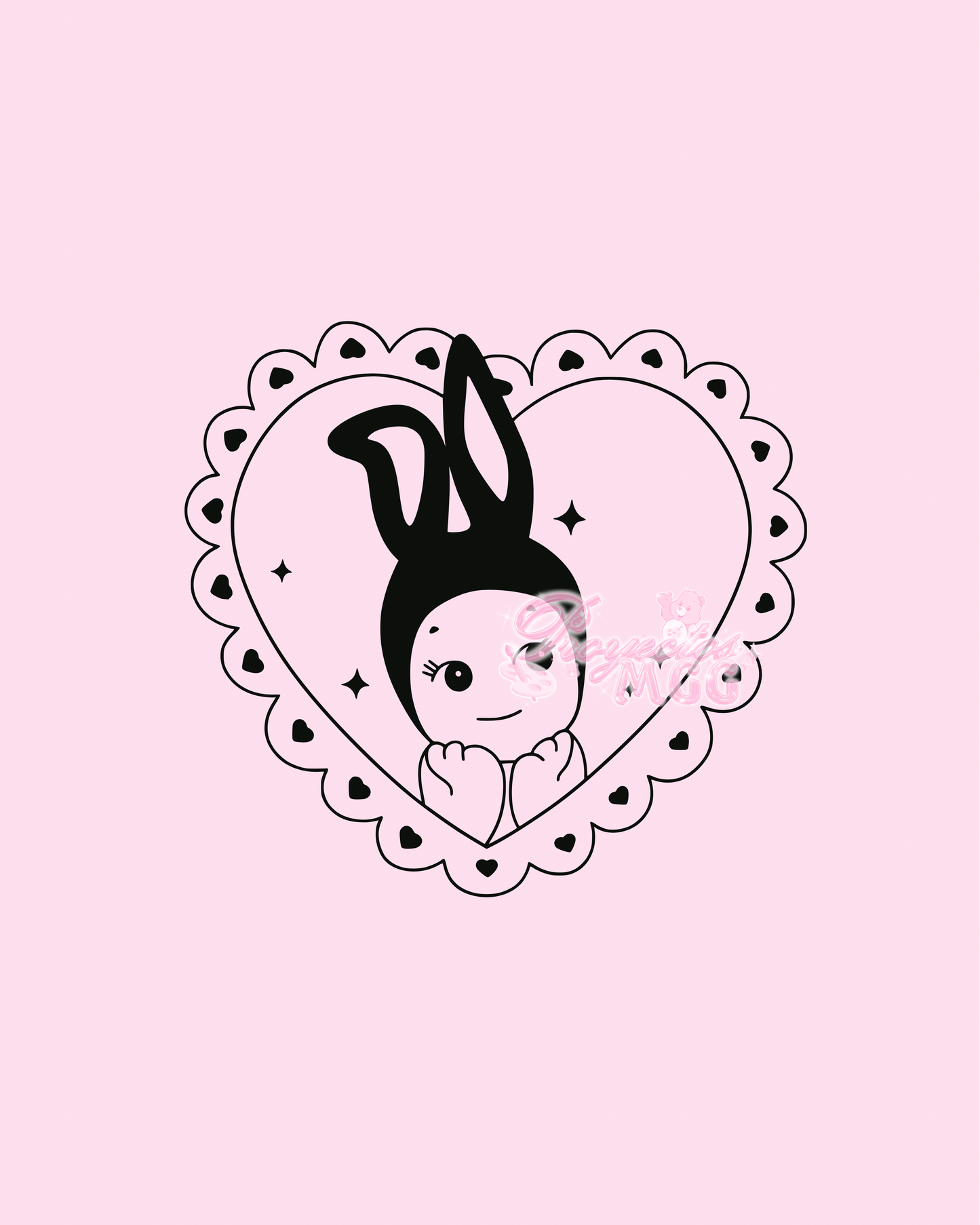 Sonny Coquette Heart Vinyl Car Decal