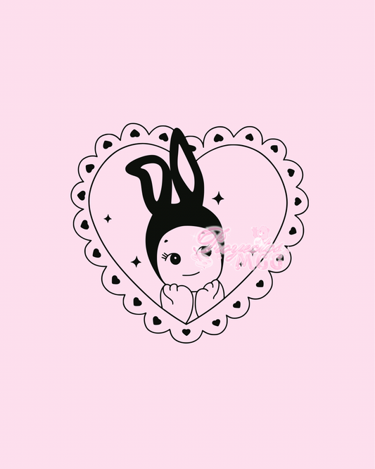 Sonny Coquette Heart Vinyl Car Decal