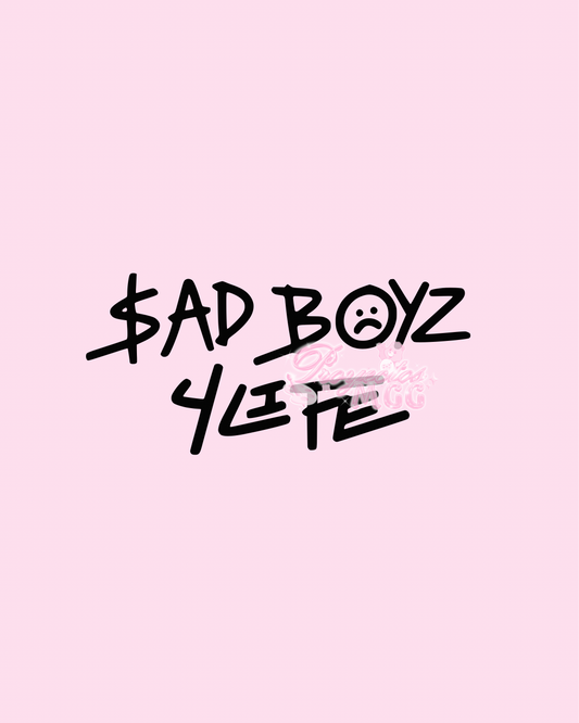 SadBoy 4 Life Vinyl Car Decal