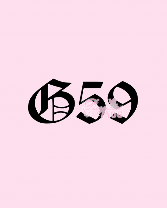 G59 Vinyl Car Decal