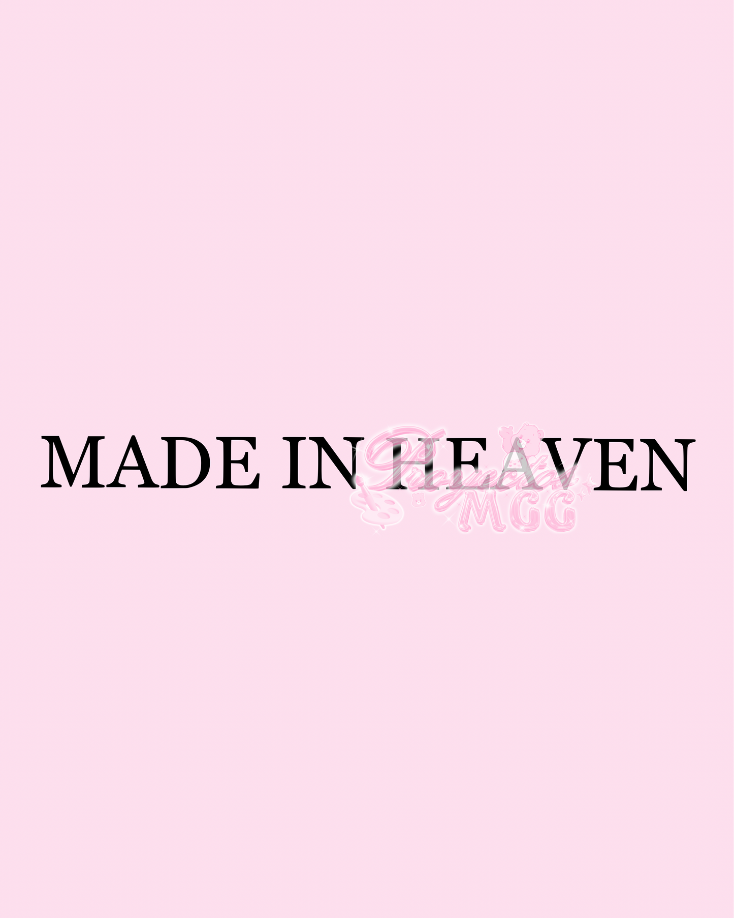 Made In Heaven Vinyl Car Decal