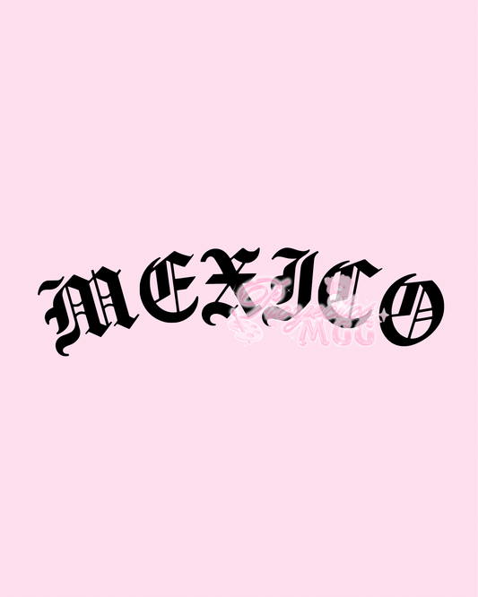 Mexico Vinyl Car Decal