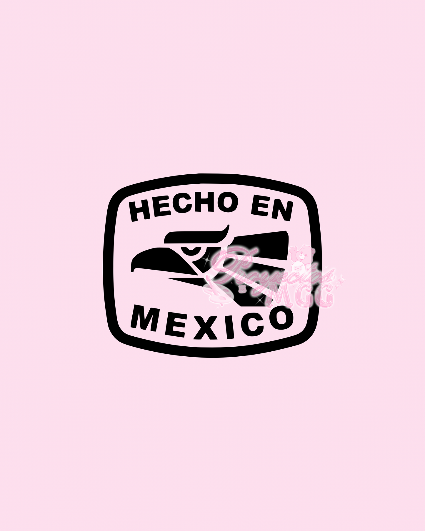 Hecho En Mexico Vinyl Car Decal