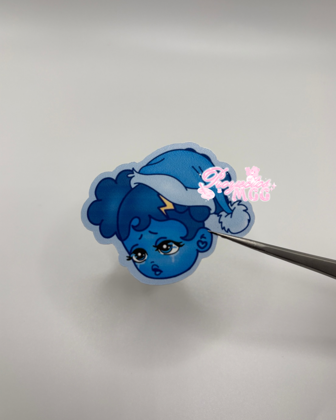 Xmas SadGirl Face Sticker