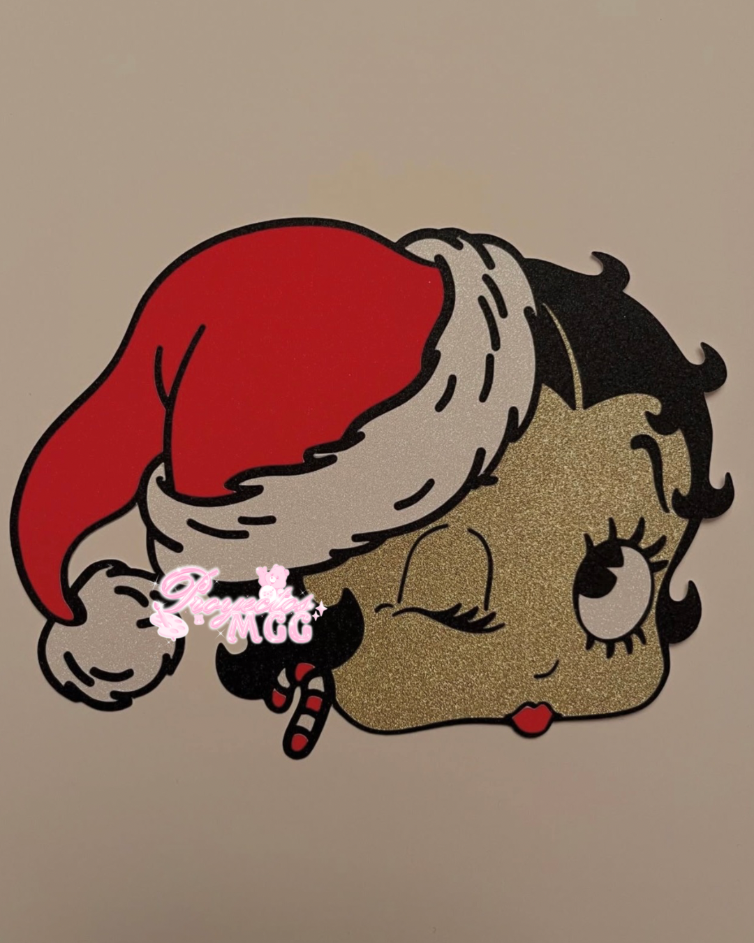 Betty Xmas Hat Bouquet Topper