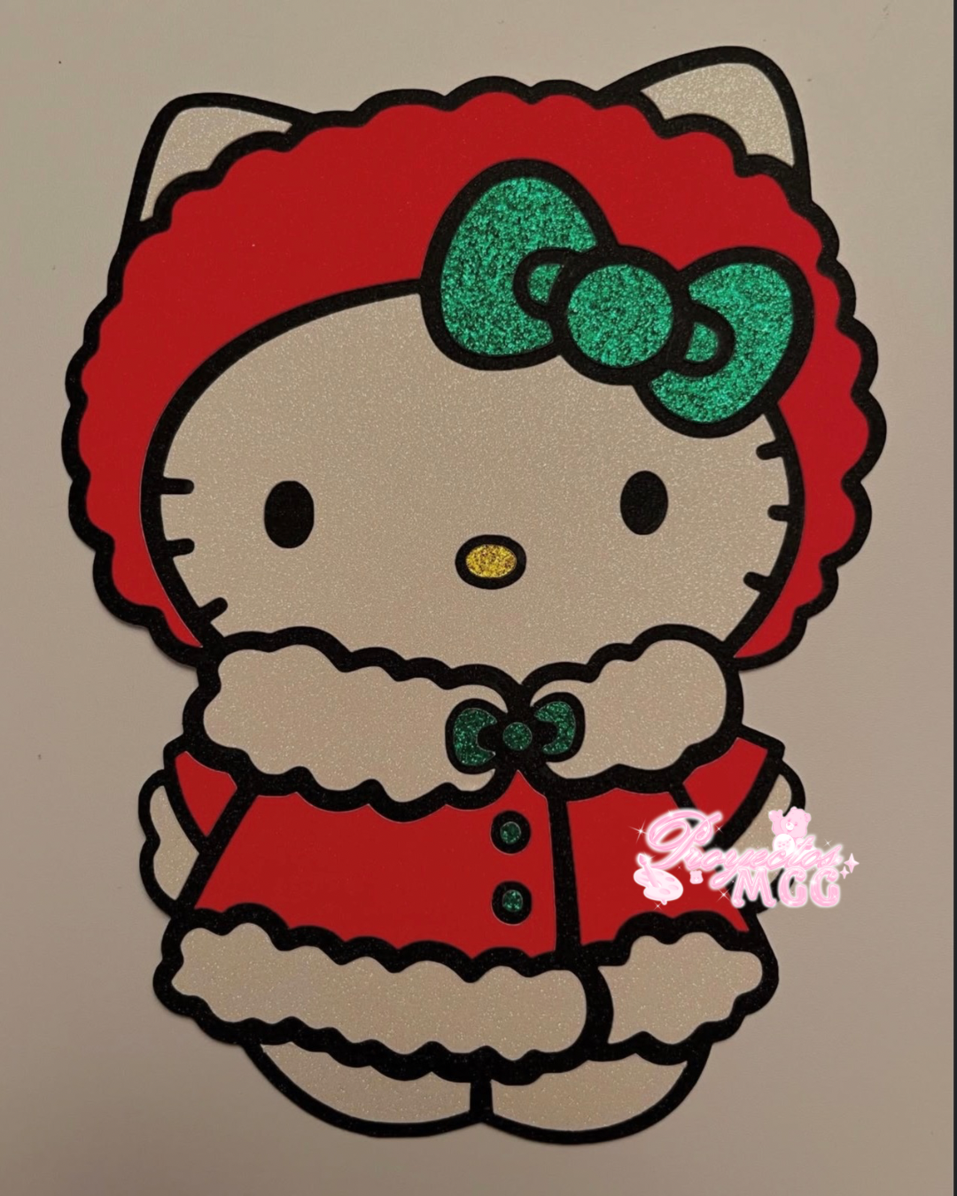 HK Red Xmas Outfit Bouquet Topper