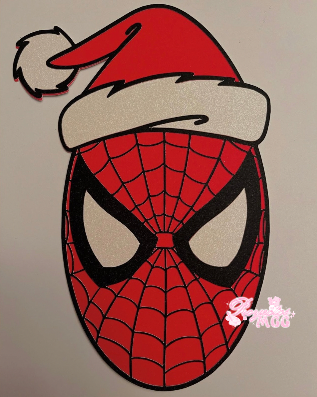 Spidey w/ Xmas Hat Bouquet Topper
