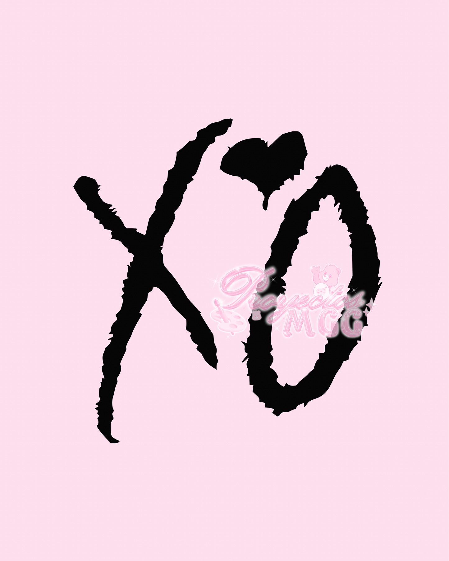 XO Vinyl Car Decal