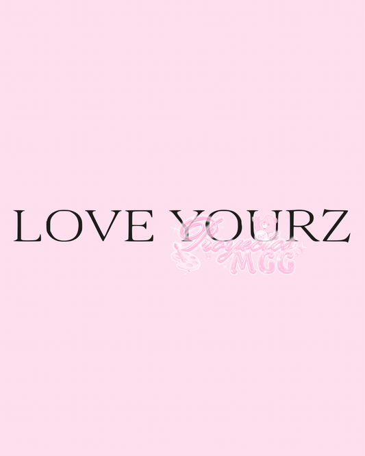Love Yourz Vinyl Car Decal