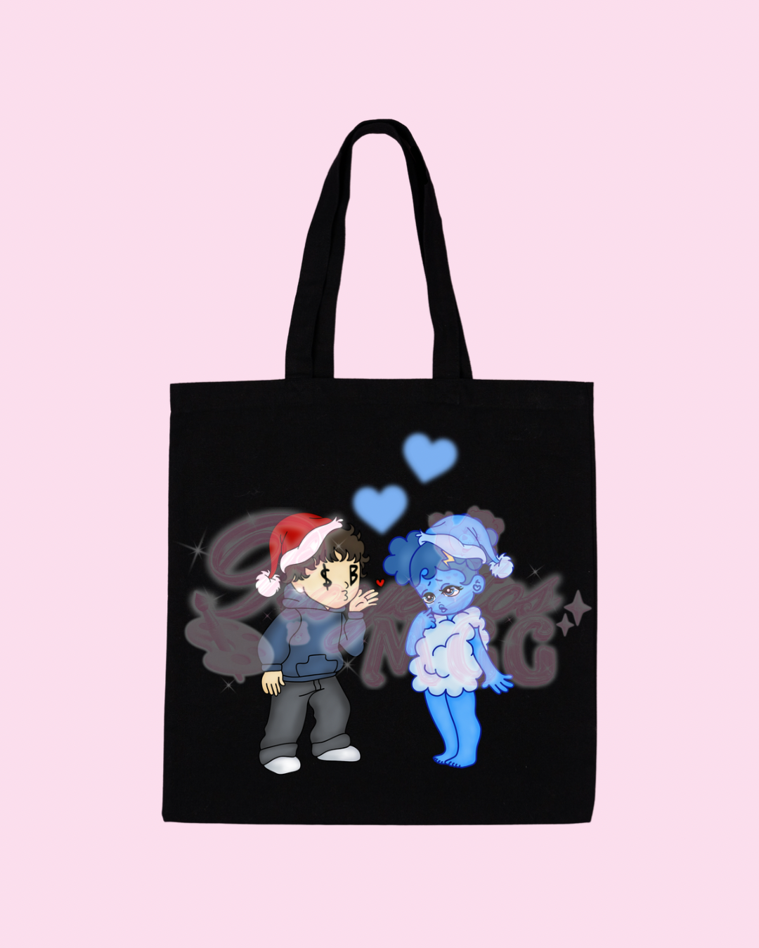 Xmas SadBoy & SadGirl Tote Bag