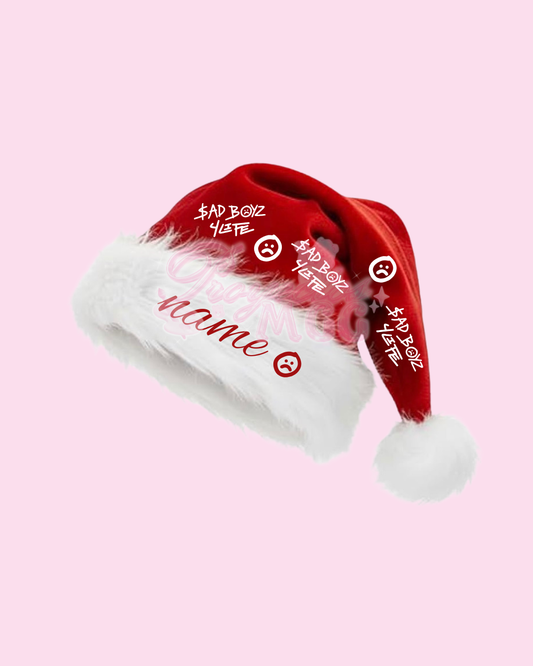 Kids Red SadBoy 4 Life Christmas Hat