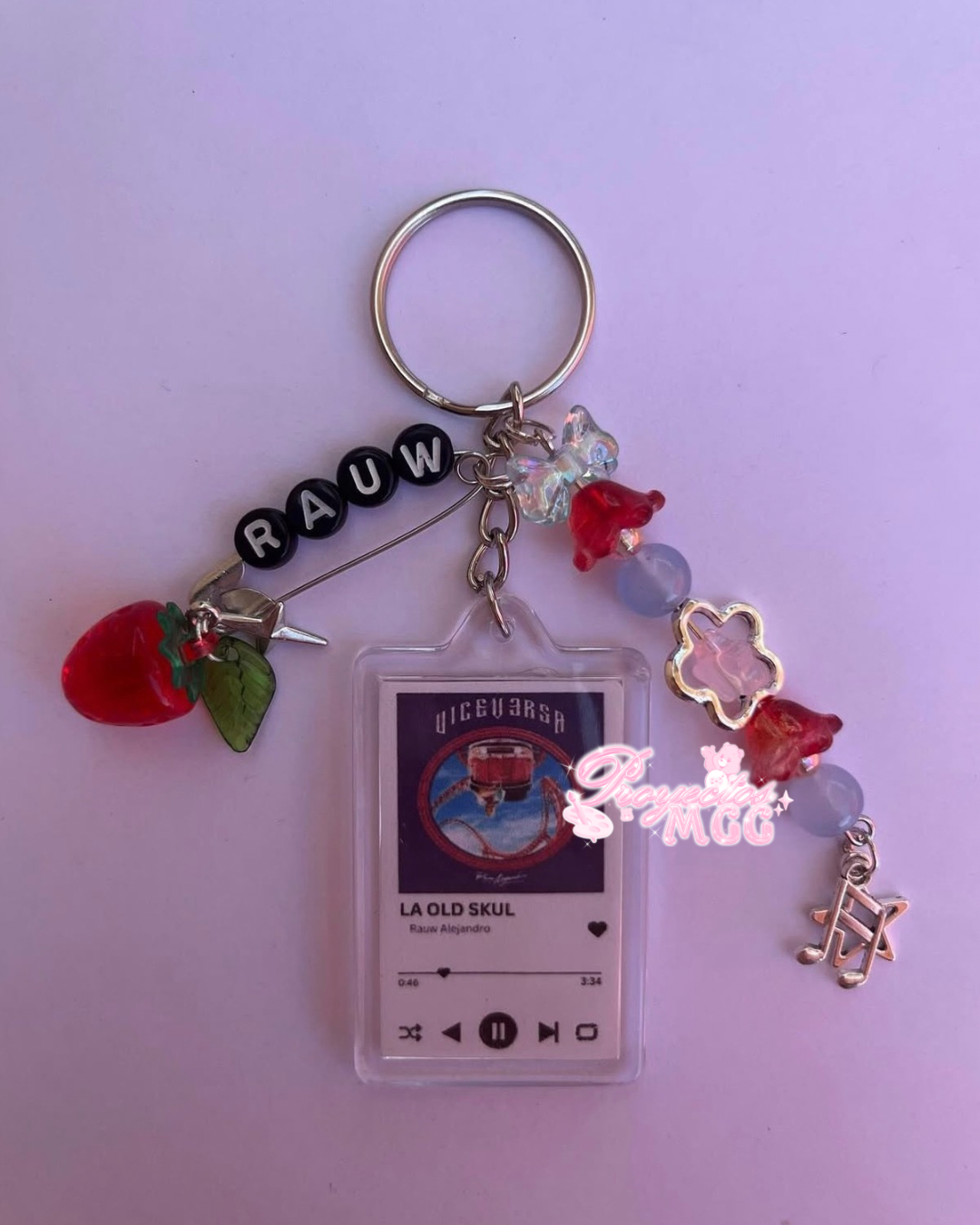 Rauw “La Old Skul” Song Keychain