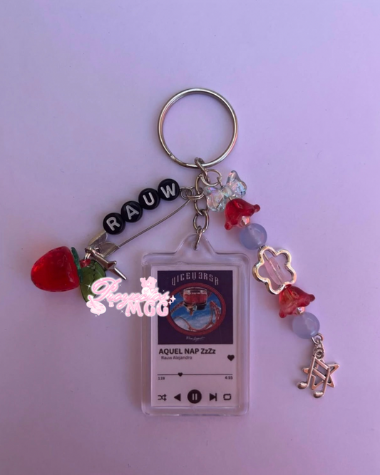 Rauw “Aquel Nap ZzZz” Song Keychain