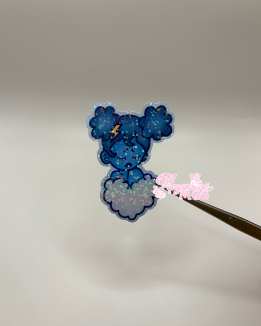 SadGirl Corazon Cloud Sticker