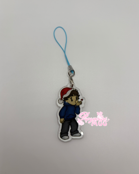 Xmas SadBoy Acrylic Phone Charm