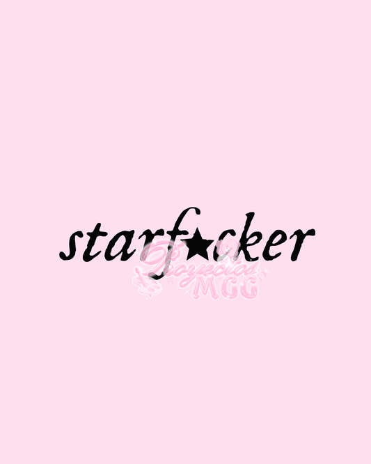 Starf*cker Vinyl Car Decal