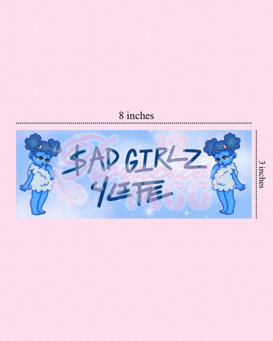 SadGirl “SG4L” Bumper Car Decal