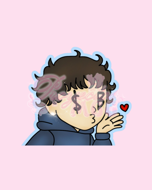 SadBoy Peeker Car Decal
