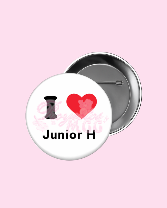 “ I ♥ Junior H ” Badge Pin
