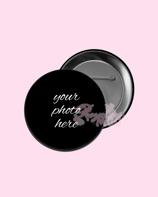 Custom Photo Badge Pin