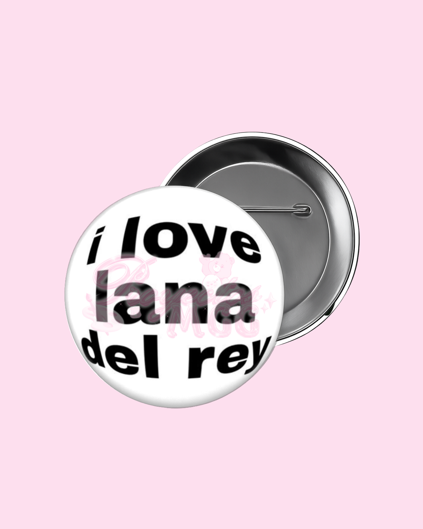 I Love Lana Badge Pin