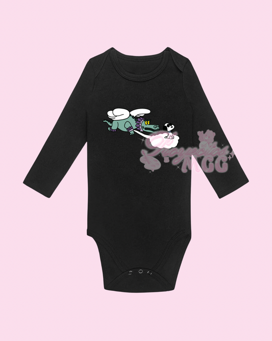 Snoop x Musica Long Sleeve Black Onesie