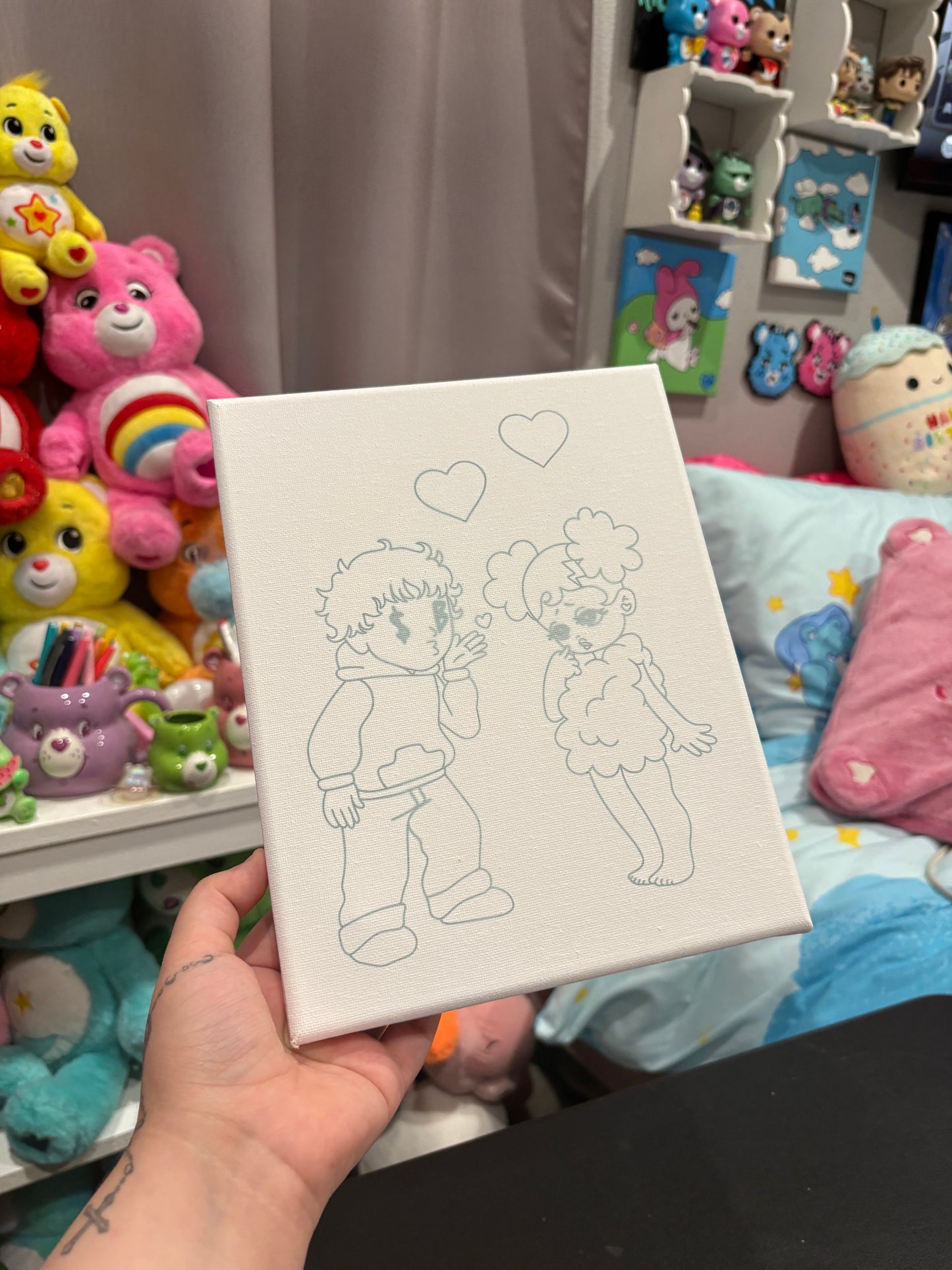 SadBoy & SadGirl Prepped Canvas *discounted*
