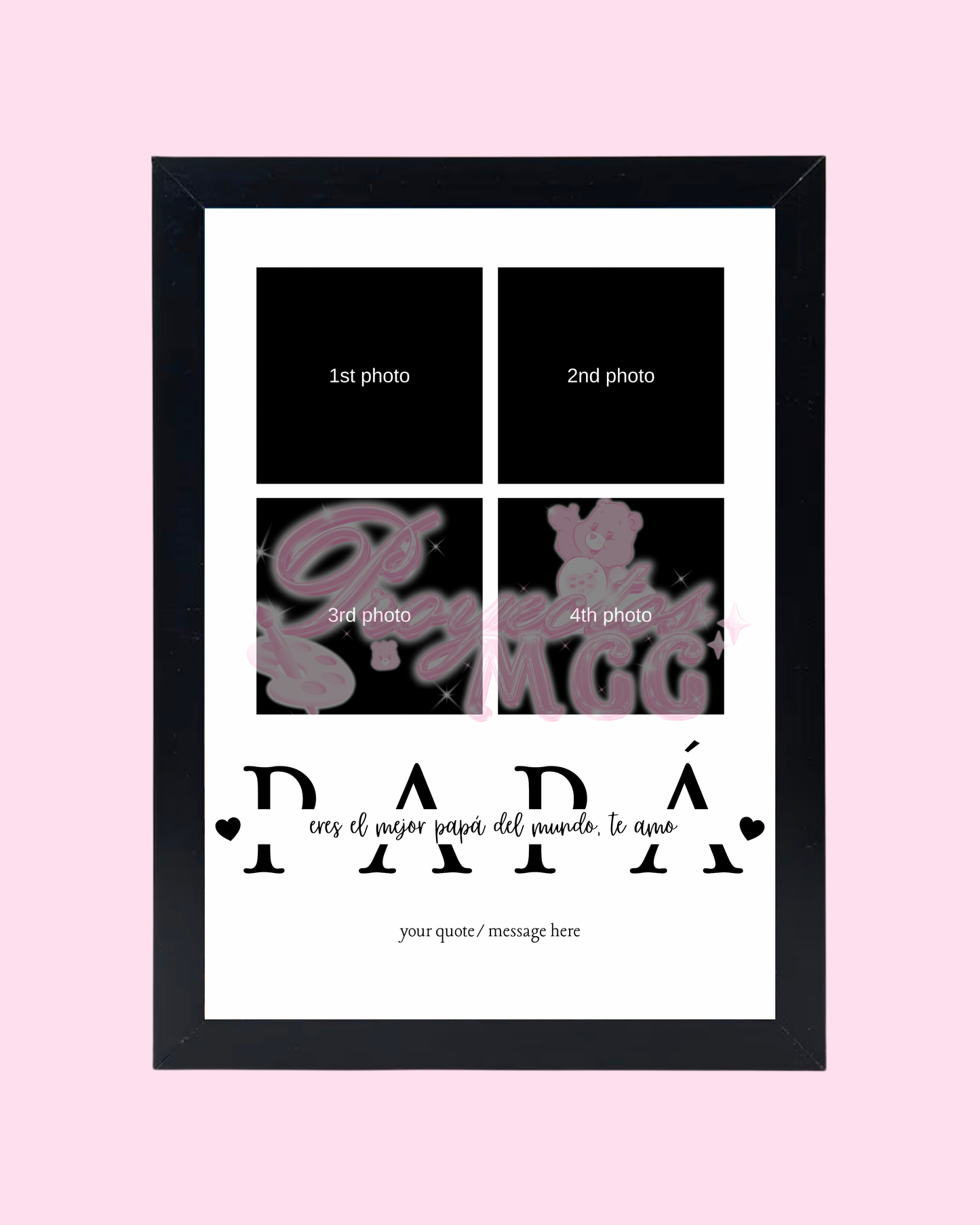 Personalized Eres El Mejor Papá Frame