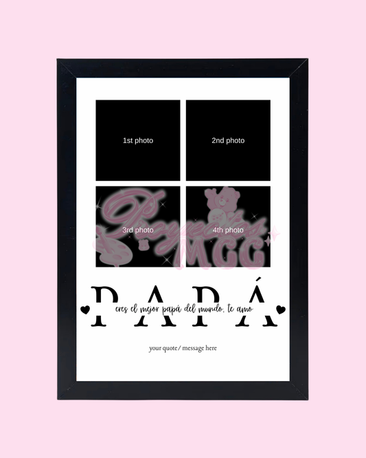 Personalized Eres El Mejor Papá Frame