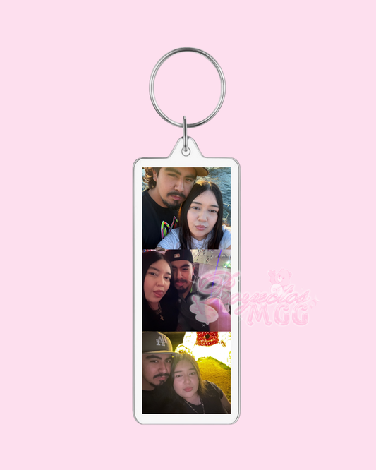 Personalized Photobooth Keychain