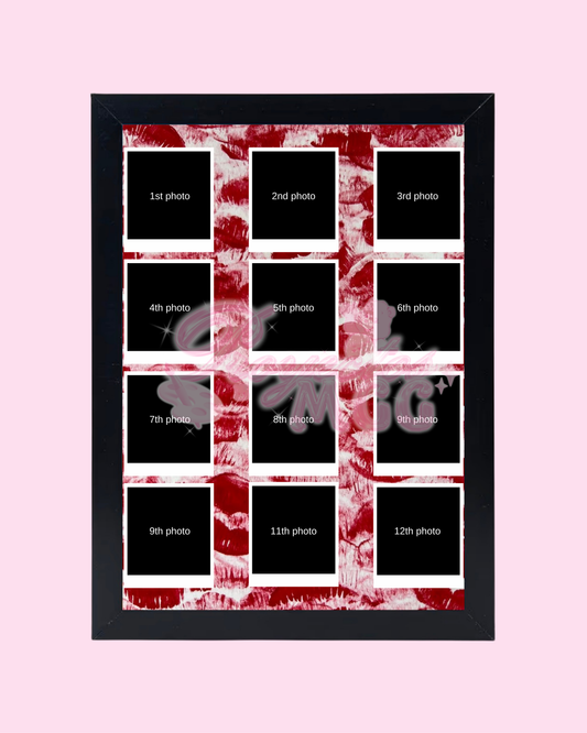 Personalized Kiss Polaroid Frame
