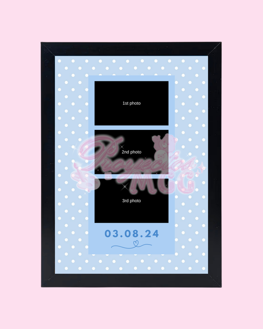Blue Personalized Special Date Frame