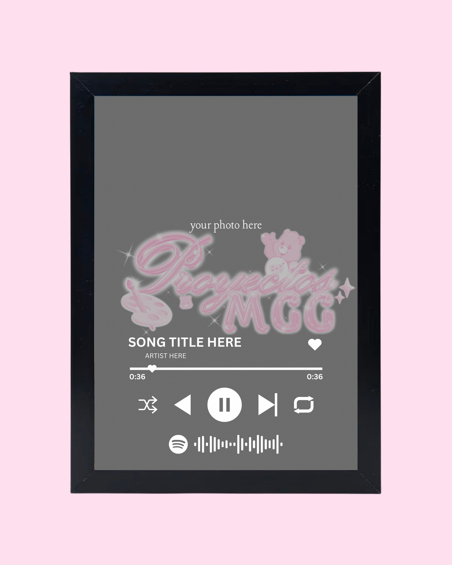 Personalized Photo Song Frame