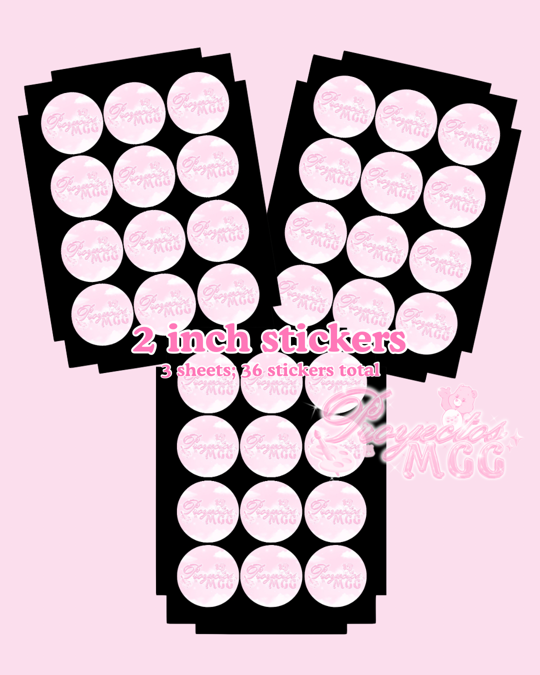 Business Logo Circle Stickers