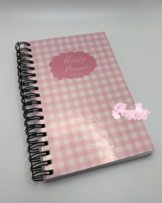 Weekly Notebook 2026 Pink Planner