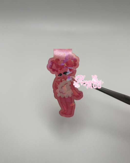 Pink SadGirl Holo Magnetic Bookmark