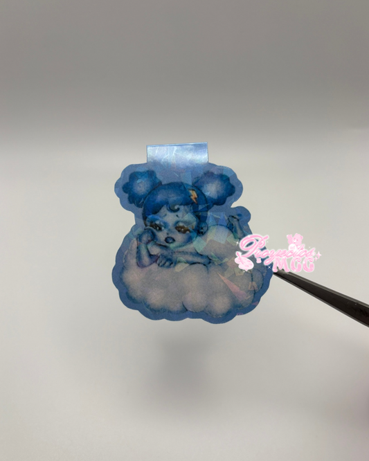 SadGirl Cloud Holo Magnetic Bookmark
