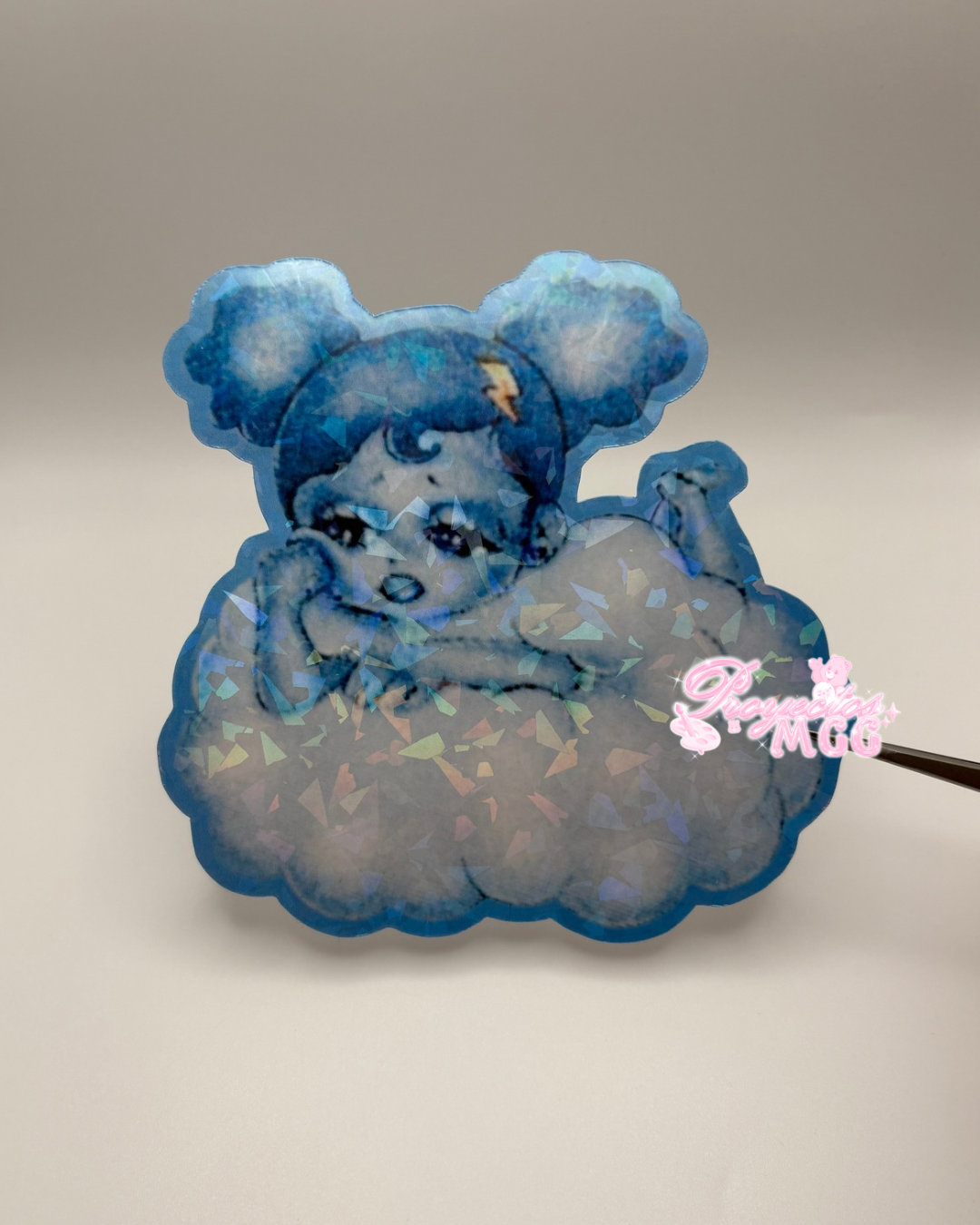 SadGirl Cloud Holo Car Decal