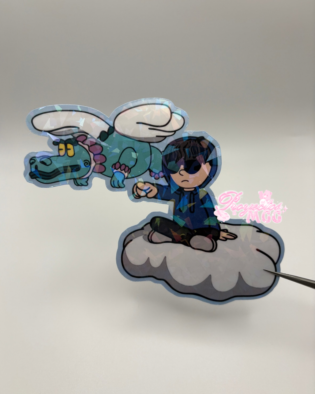 SadBoy Dragon Holo Car Decal