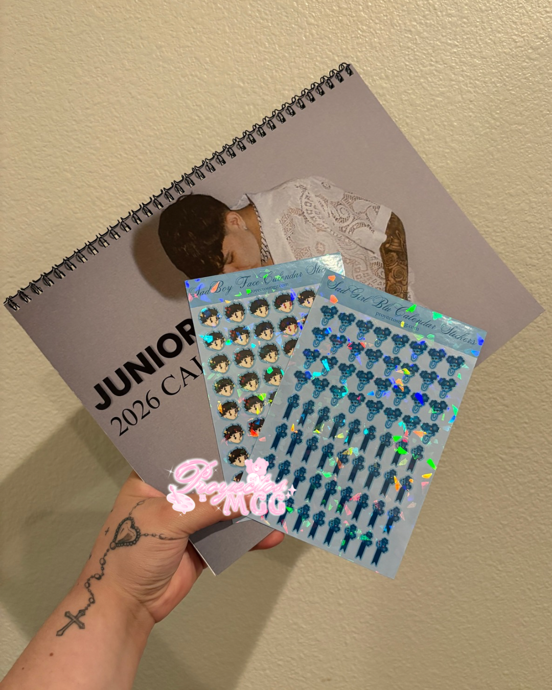 Junior H Wall Calendar & 2 Sticker Sheets