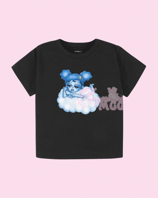 SadGirl Cloud Short Sleeve Toddler T-Shirt