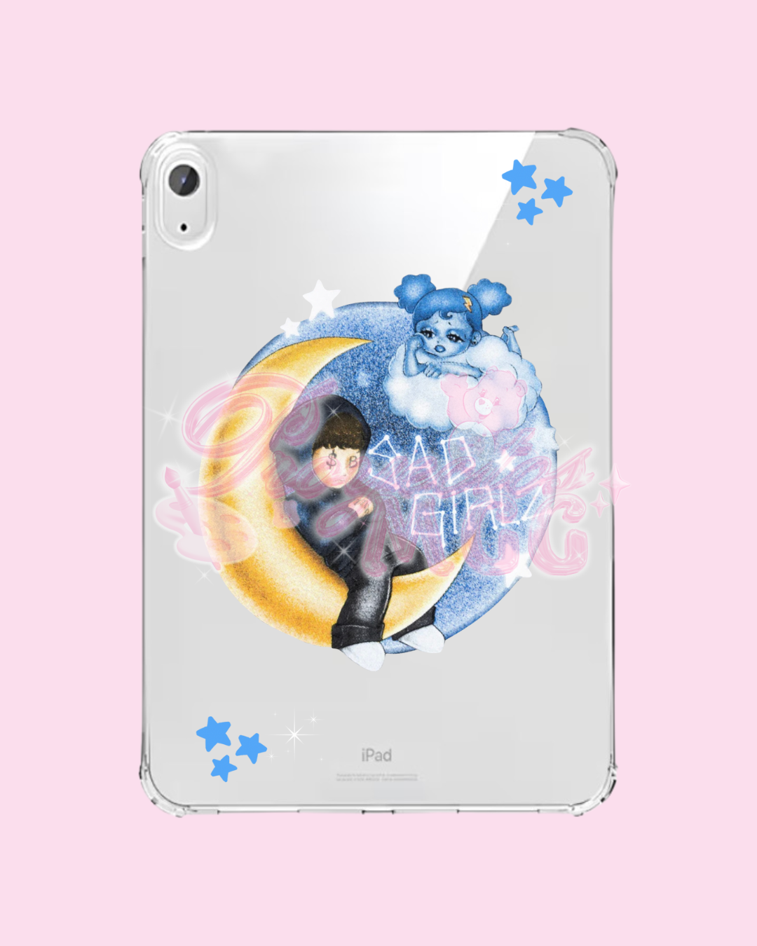 SadGirl Luna Clear Ipad Case
