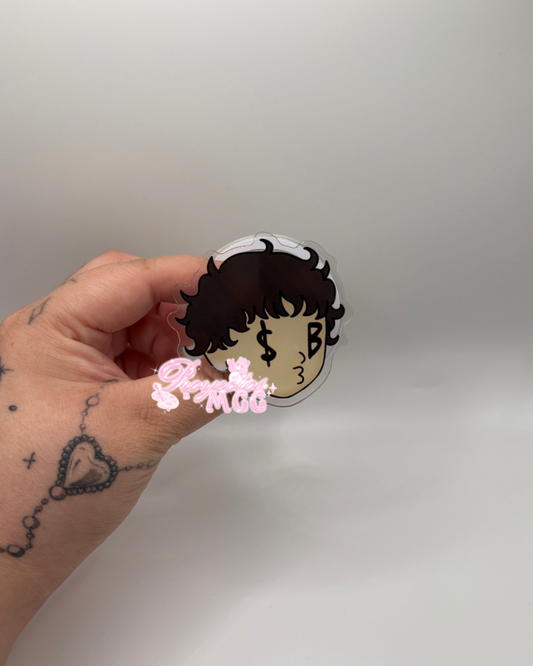 SadBoy Face Acrylic Magsafe Phone Grip