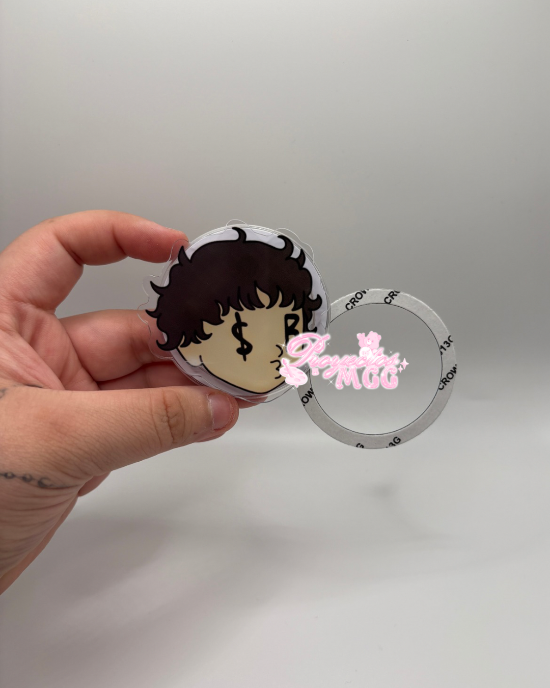 SadBoy Face Acrylic Magsafe Phone Grip