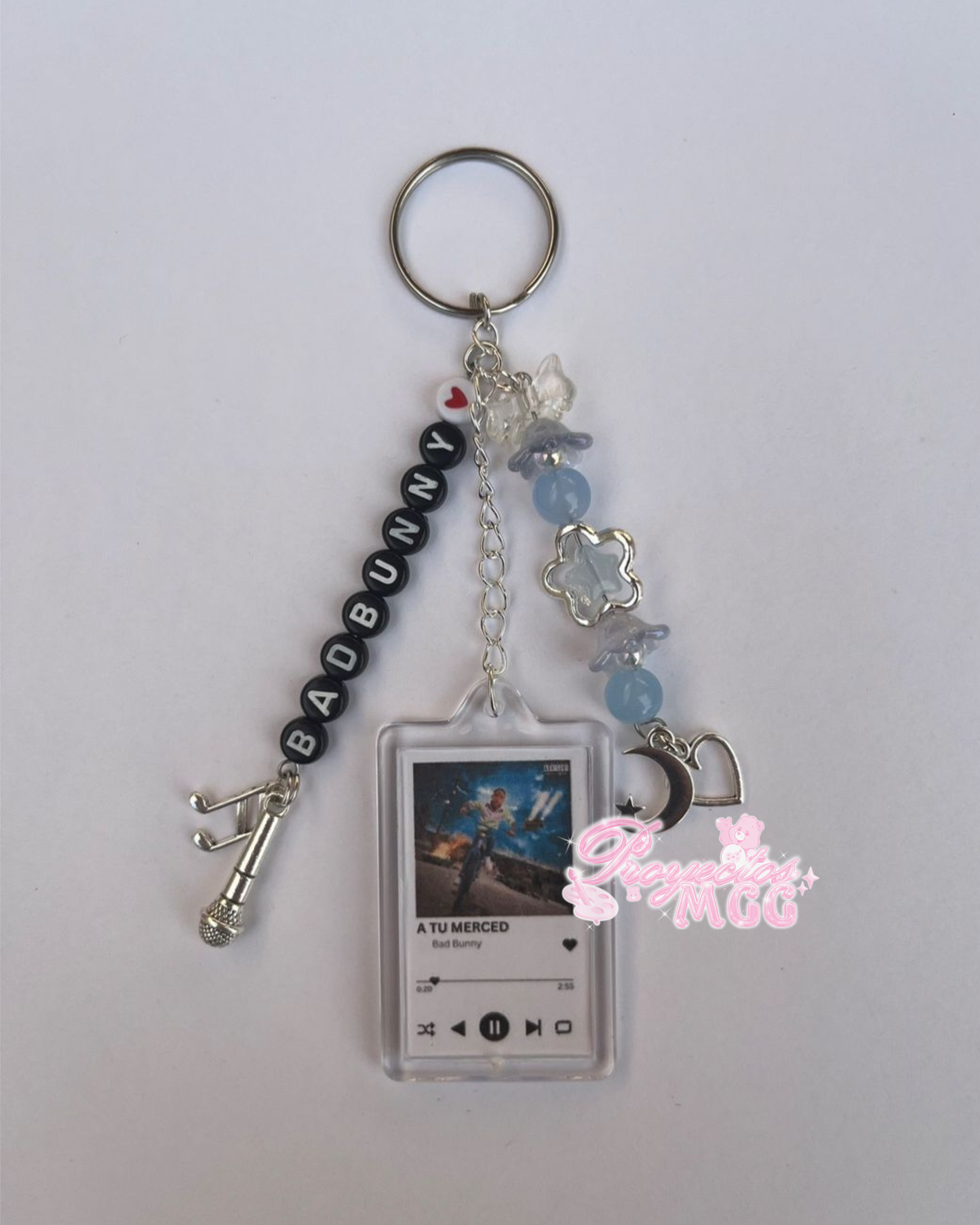 Bad Bunny “Tu Merced” Song Keychain